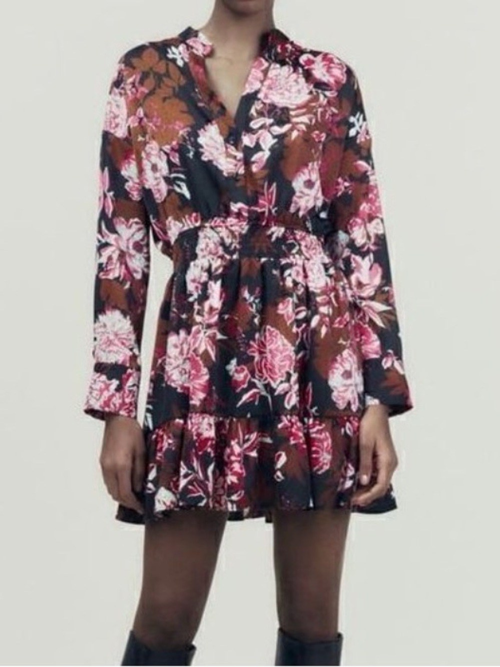 NWT  Printed Mini Dress - XSmall - Floral